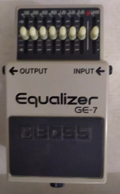 Boss GE-7 Graphic Equalizer Pedale equalizzatore grafico per chitarra