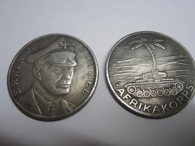 1 X DEUTSCHES Reich Erwin Rommel Münze 