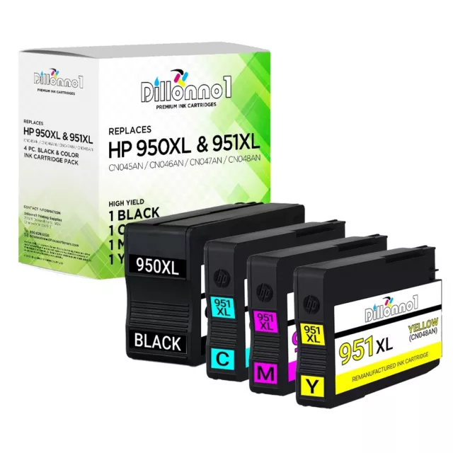 Printer Ink Cartridge for HP 950XL 951XL fits Officejet Pro 8615 8616 8625 8630