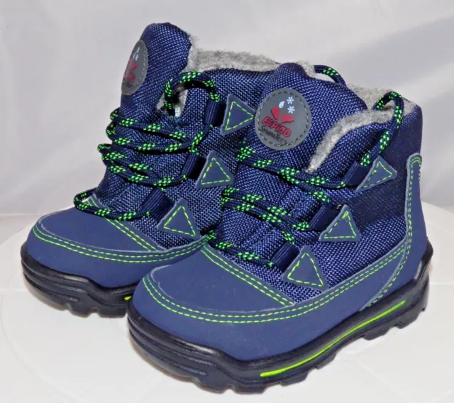 Ricosta Boys Emil Snow Boots in Blue, Size Uk 4 Jnr......Eu 20, Free P&P