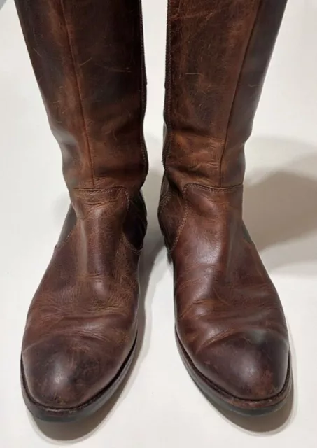 SEBAGO NASHOBA TALL Leather Boots Size 9.5 * Cognac Brown High Rider ...