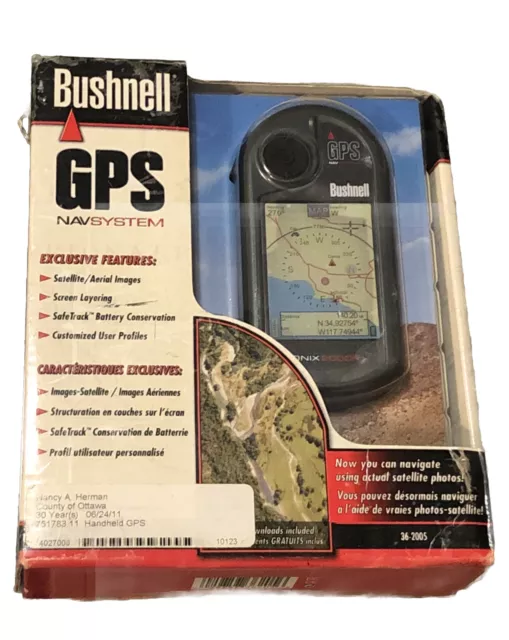 Bushnell GPS Navsystem Handheld GPS Navigation Unit ONIX200CR New in Box