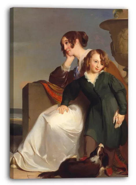 Toile/Cadres Thomas Sully - Mère et fils