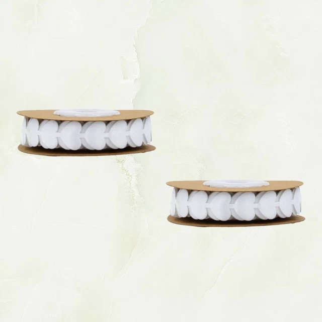 2 rollos cintas de tela en relieve regalo de boda decoración navideña