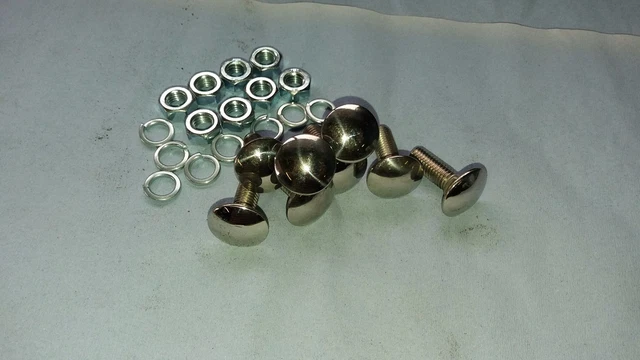 Stahlbrite Stainless Steel Bumper Bolts – Lotus Cortina, Escort, Capri – 1” Long, Polished, Set Of 8 - View #2