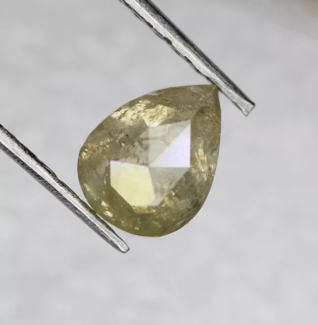 Salz Und Pfeffer Diamant, Kostüm Grau Birne Form Natürlich Loser Diamant