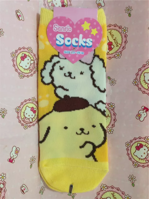 Sanrio Pompompurin 23-25cm Adult Low Cut Socks