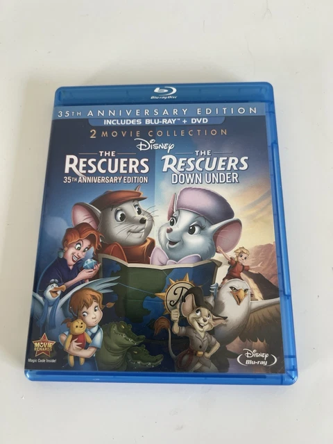 THE RESCUERS & The Rescuers Down Under Blu-Ray 35th Anniversary ...
