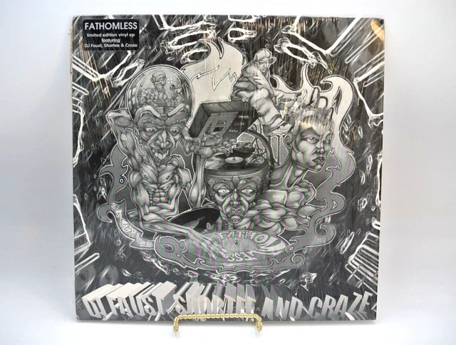 Fathomless DJ Faust Shortee & Craze Vinyl Record Bomb Hip-Hop #2016