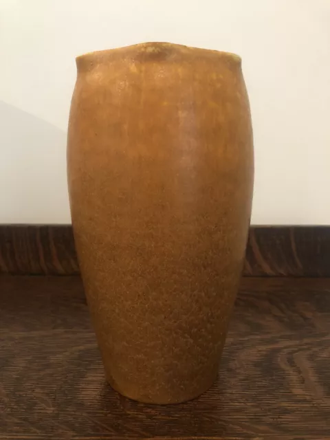 Grueby Pottery Matte Pumpkin Glaze Arts & Crafts Vase