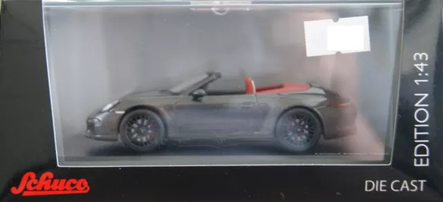 Schuco 1:43 Porsche 911 Carrera GTS Cabrio, gris compra NUEVO en embalaje original