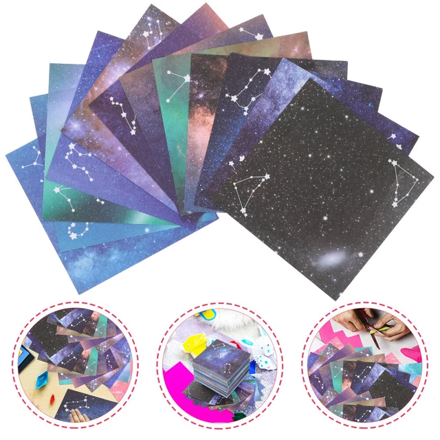 600 hojas de papel plegable de doble cara Square Constellations tema origami - papel