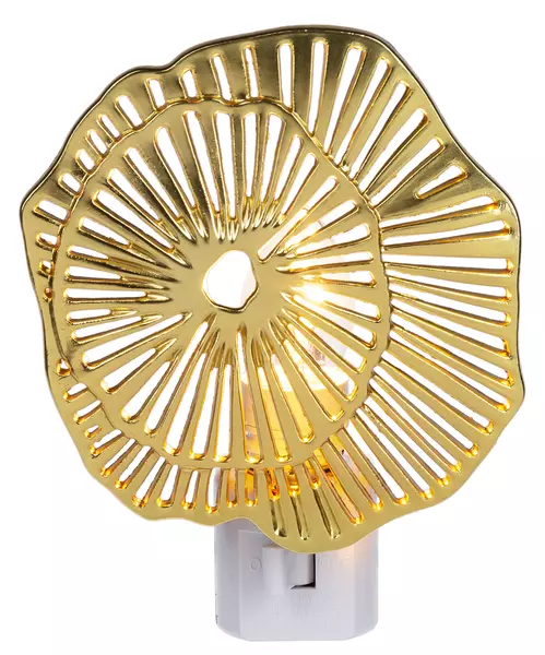 Midwest-CBK – Asian Inspired Gold Mod Lily Pad Night Light