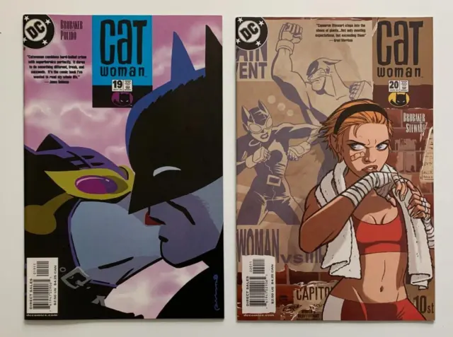 Catwoman #19 & 20 (DC 2003) 2 x NM & VF- condition issues