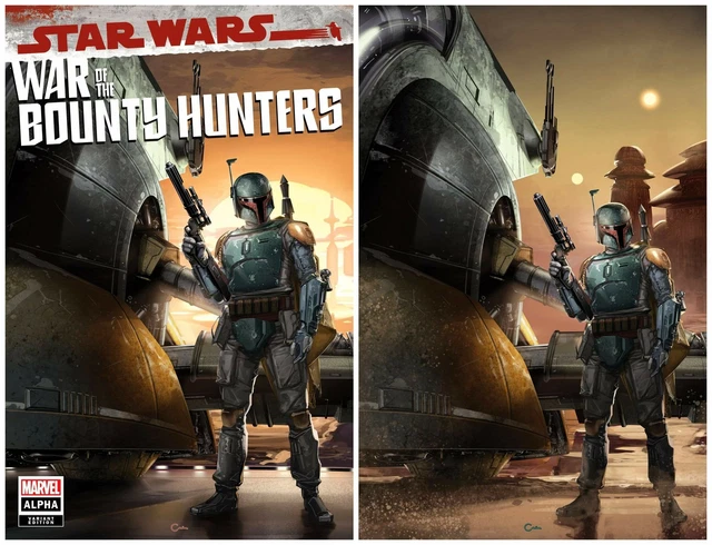 STAR WARS: WAR OF THE BOUNTY HUNTERS ALPHA #1 Crain Virgin Set