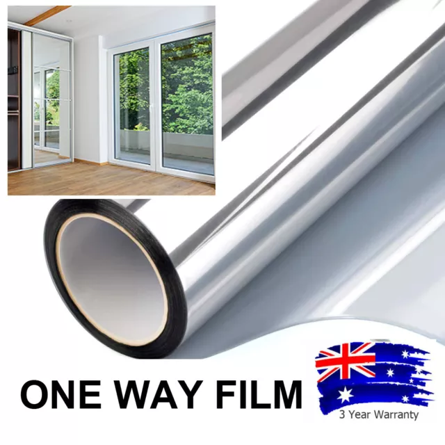 Heat Reflective One Way House Window Film Removable Decorative Screen Stickers