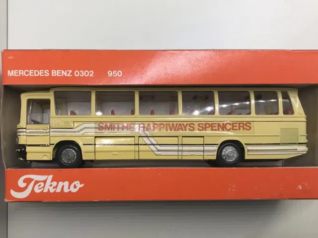 TEKNO MERCEDES BENZ BUS 0302 - 950 - EXCELLENT in Original Box Smiths Happiways