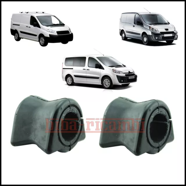 Boccole Gommini Barra Stabilizzatrice Ant Compatibile Per Fiat Citroen Peugeot