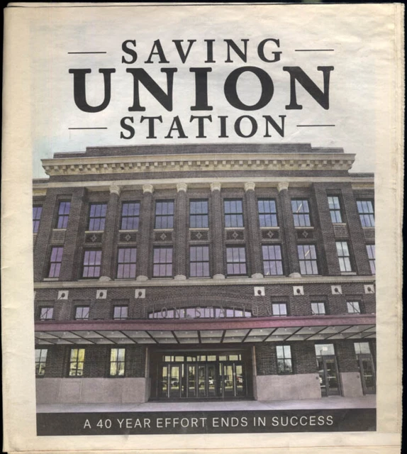 Saving Springfield MA Union Railroad Station 40 years to Success Tabloid 2017