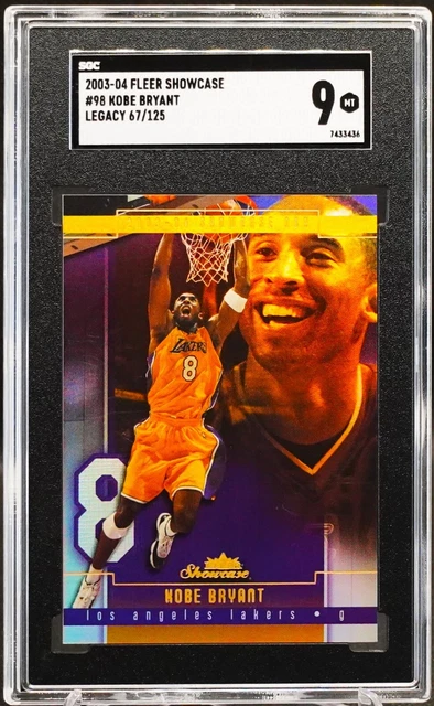 KOBE BRYANT 2004-05 Fleer Showcase Gold Legacy Collection 23/125 