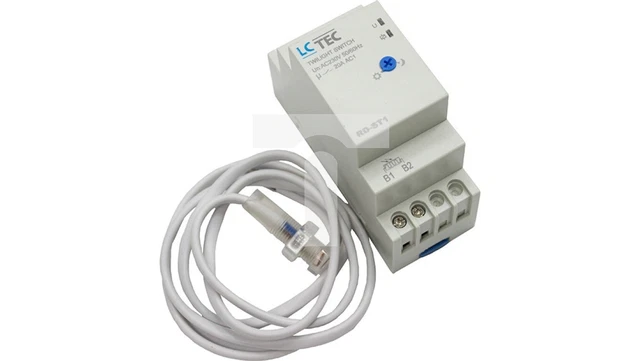 Dämmerungssensor mit externem Fühler für TH-Schiene 230V 2-100lux RD- / T1DE