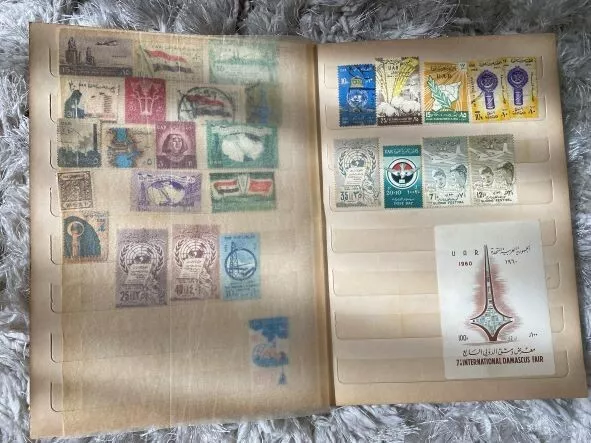 Album of 190 stamps  from  27 various countries