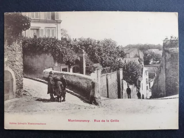 cpa 95 - MONTMORENCY (Val d'Oise) Rue de la GRILLE