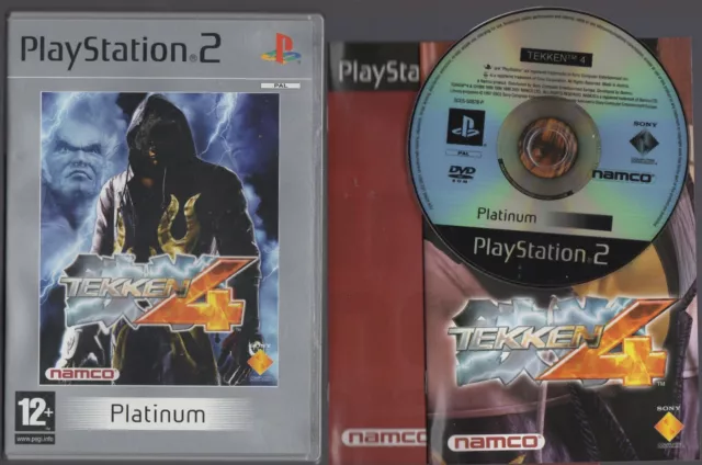 Jeu Sony PS2 / Playstation 2 Platinum -TEKKEN 4 + Notice en VF PAL 12+