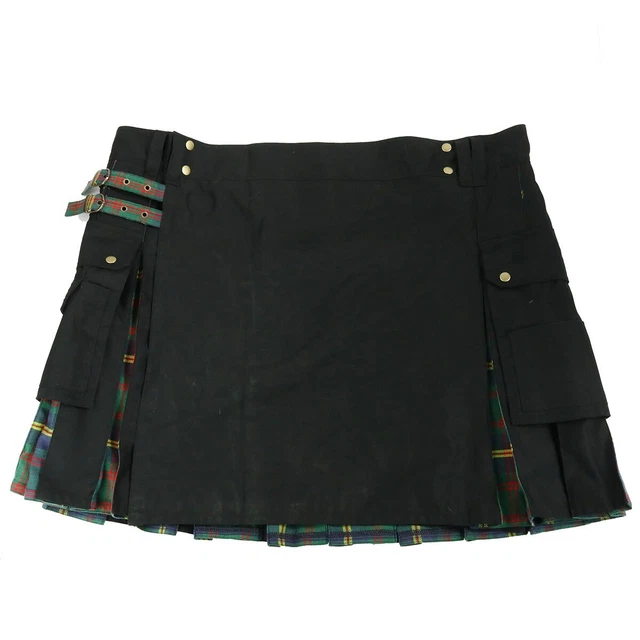 Leatherneck Tartan Hybrid Canvas and Tartan Utility Kilt - 52W 23L