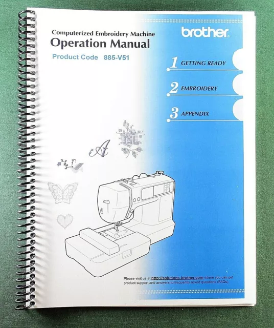 Brother HE1 Instruction Manual: Full Color & Protective Covers!