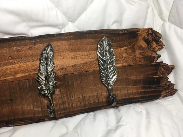 Unique Storage Hooks, Coat Hooks, Hat Rack, Feather Hook Wall Hanging 2