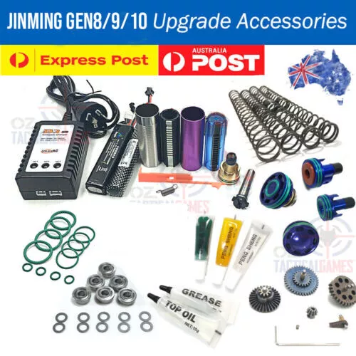 JINMING Gen 8 J9 J10 Gel Blaster Upgrade Gearbox Metal Gear Accessories Plunger