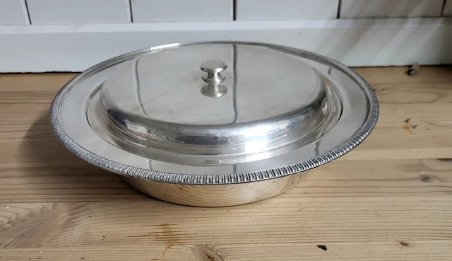 Harrods London Silver Plated Muffin Warmer