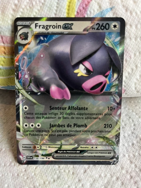 Carte Pokémon EV01 Écarlate et Violet Fragroin ex 158/198 FR