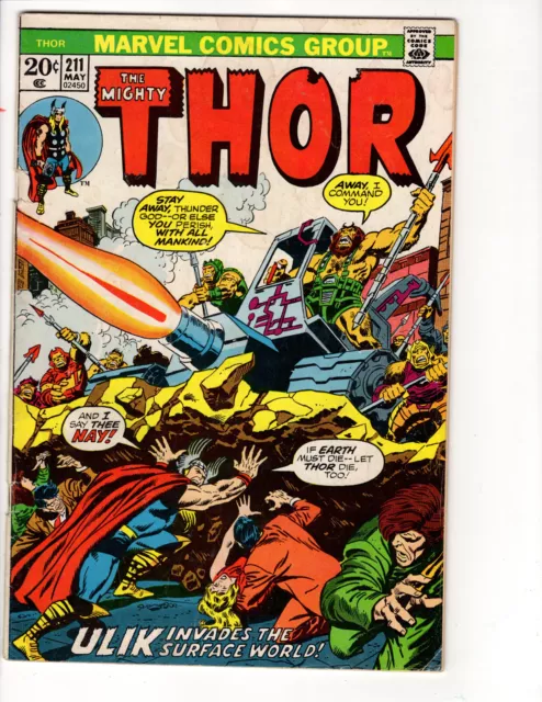 The Mighty Thor #211  (1973) Marvel Comics