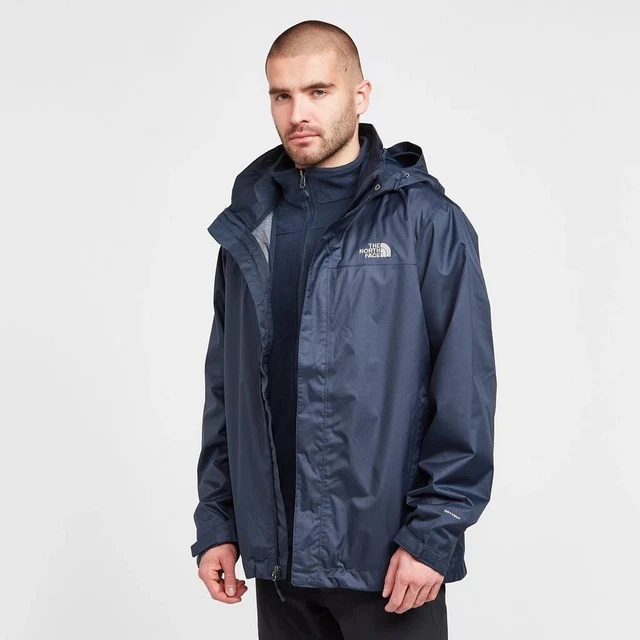Giacca da uomo blu The North Face Evolve Tri Climate 3 in 1 taglia S NUOVISSIMA