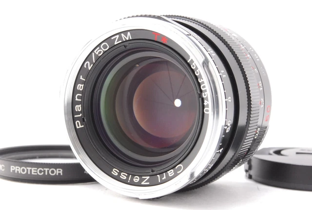 [Mint] Carl Zeiss Planaren T 50mm F/2 ZM Standard Leica Halterung Aus Japan