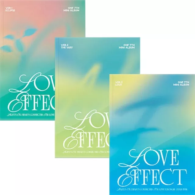 ONF [LOVE EFFECT] 7. Mini-Album LOVE CD + 2 Fotobuch + 3 Karten + Foto + Poster + POB