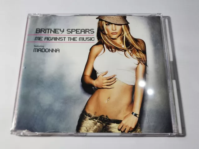 Britney Spears Madonna Me Against The Music BRAZIL RED CD Promo CD Single glory