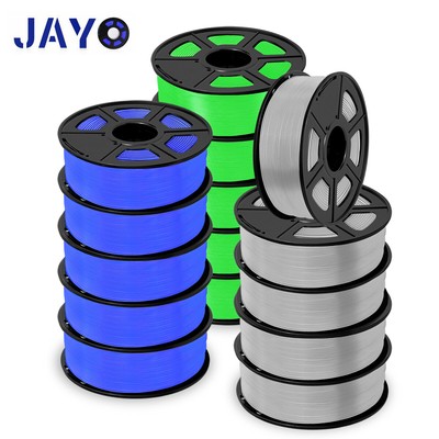 Jayo 3kg 1,75mm PLA meta 3d STAMPANTE anodici Nero Blu 1kg BOBINA non fragile 