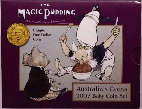 No Reserve Price 2007 Royal Australian Mint - The Magic Pudding Baby Mint Set