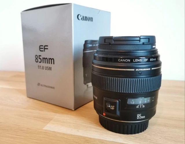 Canon EF 85mm f/1.8 L IS USM Objectif - Noir