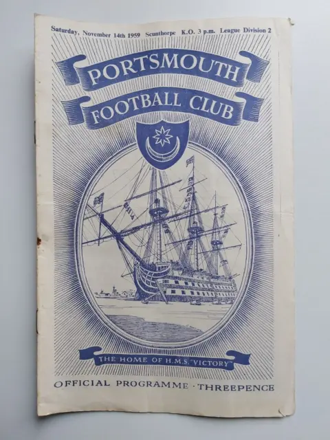 Portsmouth V. Scunthorpe - 14.11.59