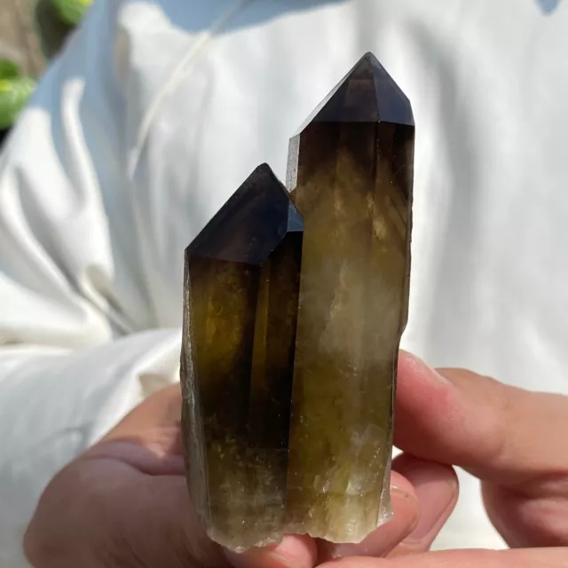 123g Natural Citrine cluster mineral specimen quartz crystal healing