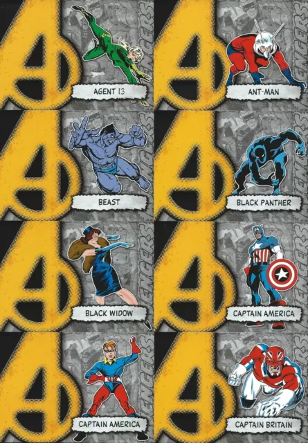 2012 Marvel Beginnings Series 2 "DIE-CUT AVENGERS" Insert Cards-U Pick From List