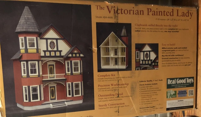 Real Good Toys Painted Lady Dollhouse Kit