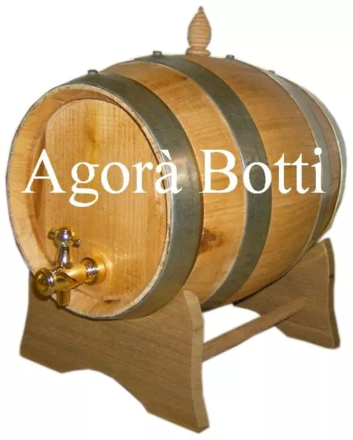 Barril En Castaño 5L Con Grifo De Latón, Oferta