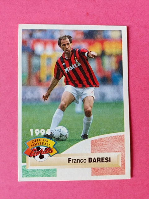 Carte Panini Franco Baresi #142 - AC Milan, Saison 1995-1996