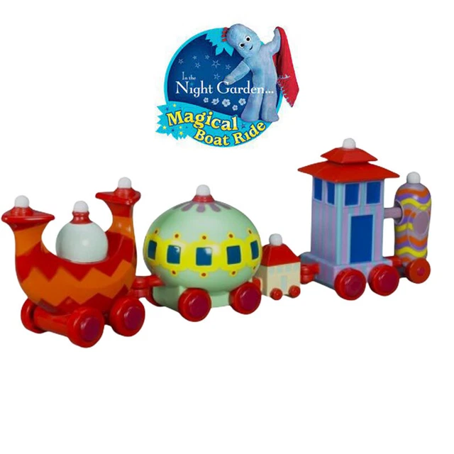 Tren Ninky Nonk De In The Night Garden – Con Carruajes Y Personajes Igglepiggle, Upsy Daisy Y Makka Pakka Playset Tren Personajes