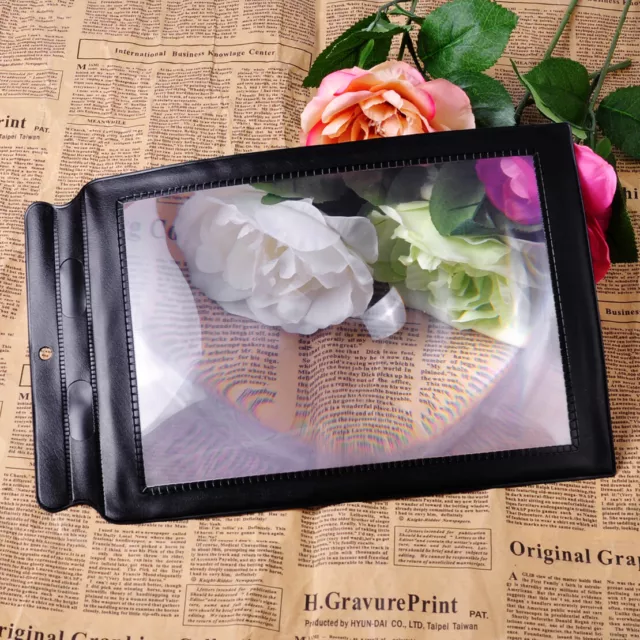 A4 Full Page Magnifier 3X Big Sheet Large Magnifying  Reading Aid Lens